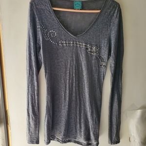 Rhinestone Pistol Top